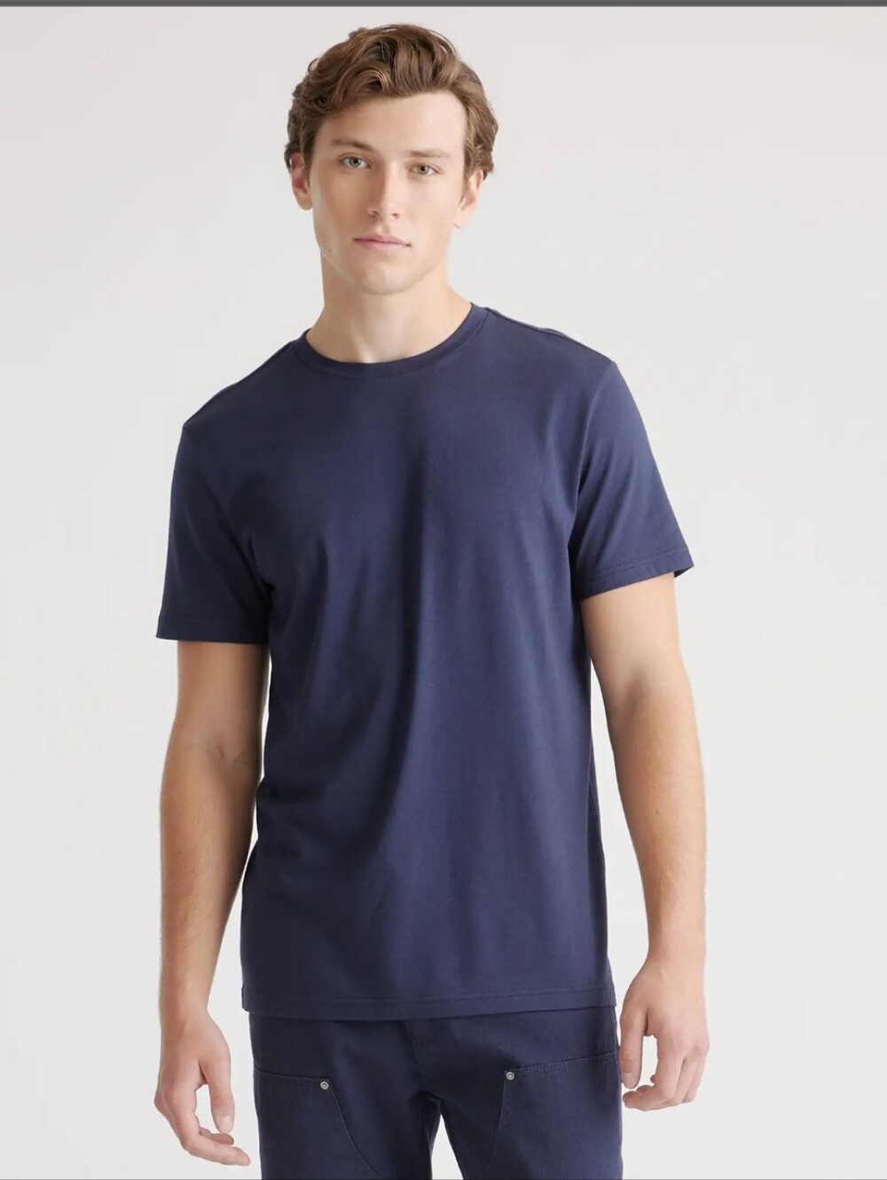 Quince Cotton Modal Crew Neck Tee- XL